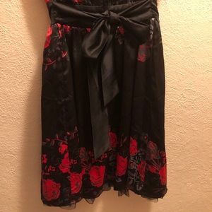 Black & Red Strapless Dress (**2 for $20**)